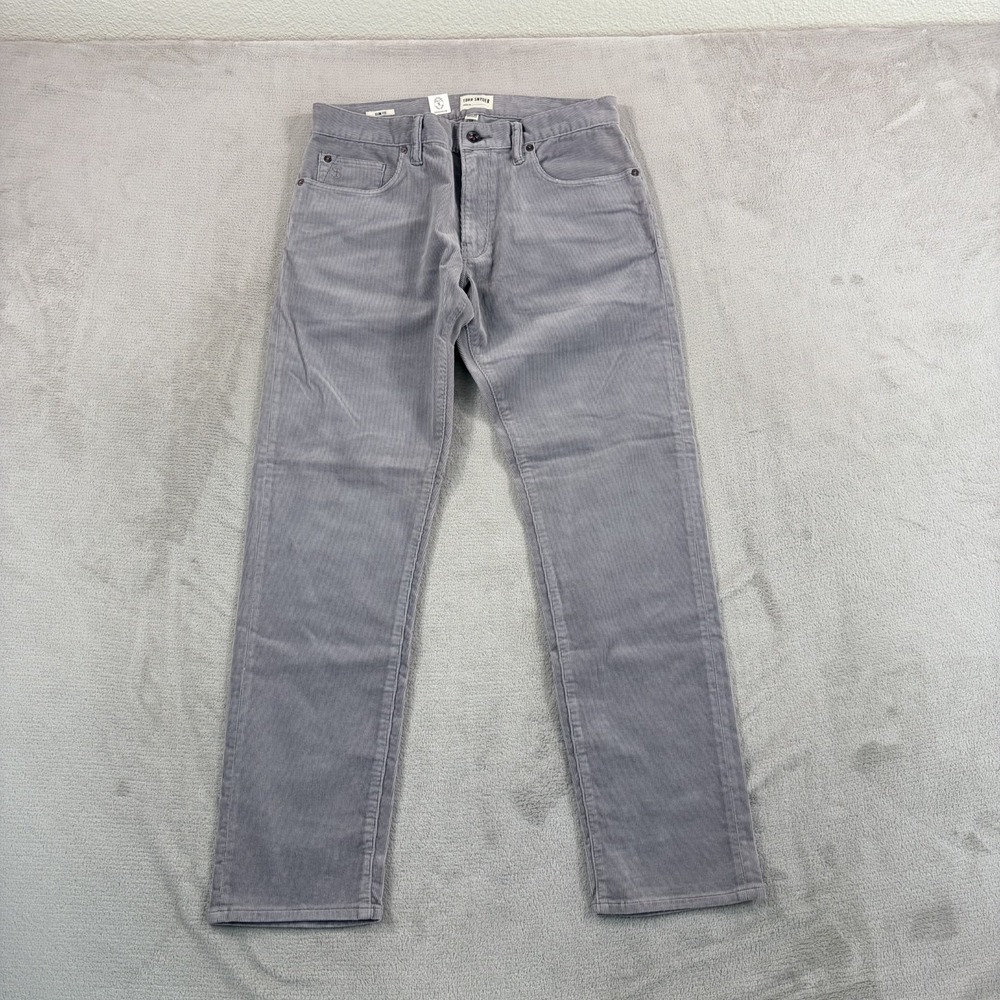 Todd Snyder Slim Fit Washed 5-Pocket Corduroy Pants Graystone Men 30x29 NWT $178